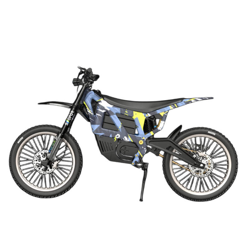 2023 Mens E Powered Moto Cross Long Range Off Road Trials Motocross Electric Dirt Bike for Adults