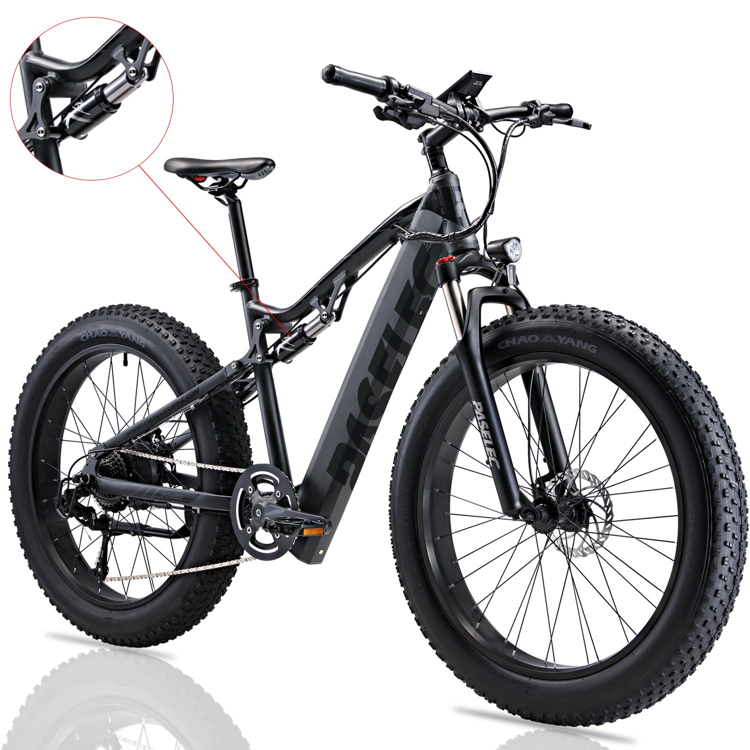 Hot sell full suspension fat tire mountain bike 750W electric bicycle e mtb