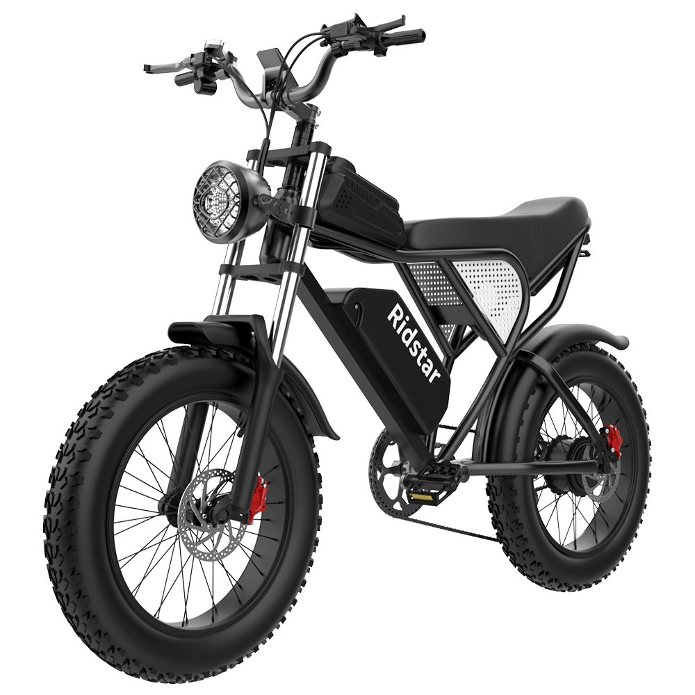 Stealth Bomber 1000W Adult Hybrid Road Bike 20 Inch 4.0 Fat Tires Electric City Dirt Mountain Electronic Lithium Battery