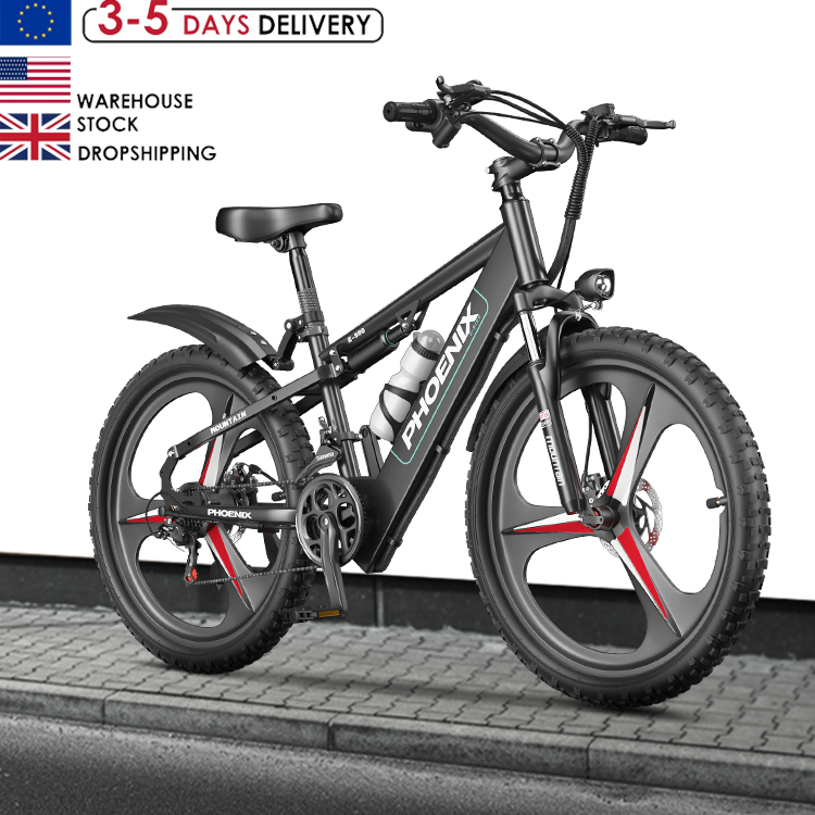 Factory Cheap Wholesale 21 Speed Adult Electric Mountain Bike 26 Inch Fat Tire Electric Bikes 48V 20AH Electric Mountain Bike