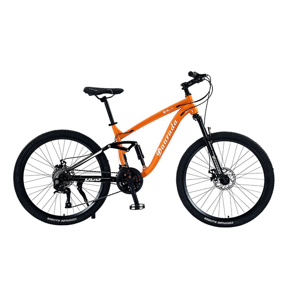Factory price high carbon steel bicycles 26 inch 27 speed mtb cycle Inside track full suspension mountain bike for men