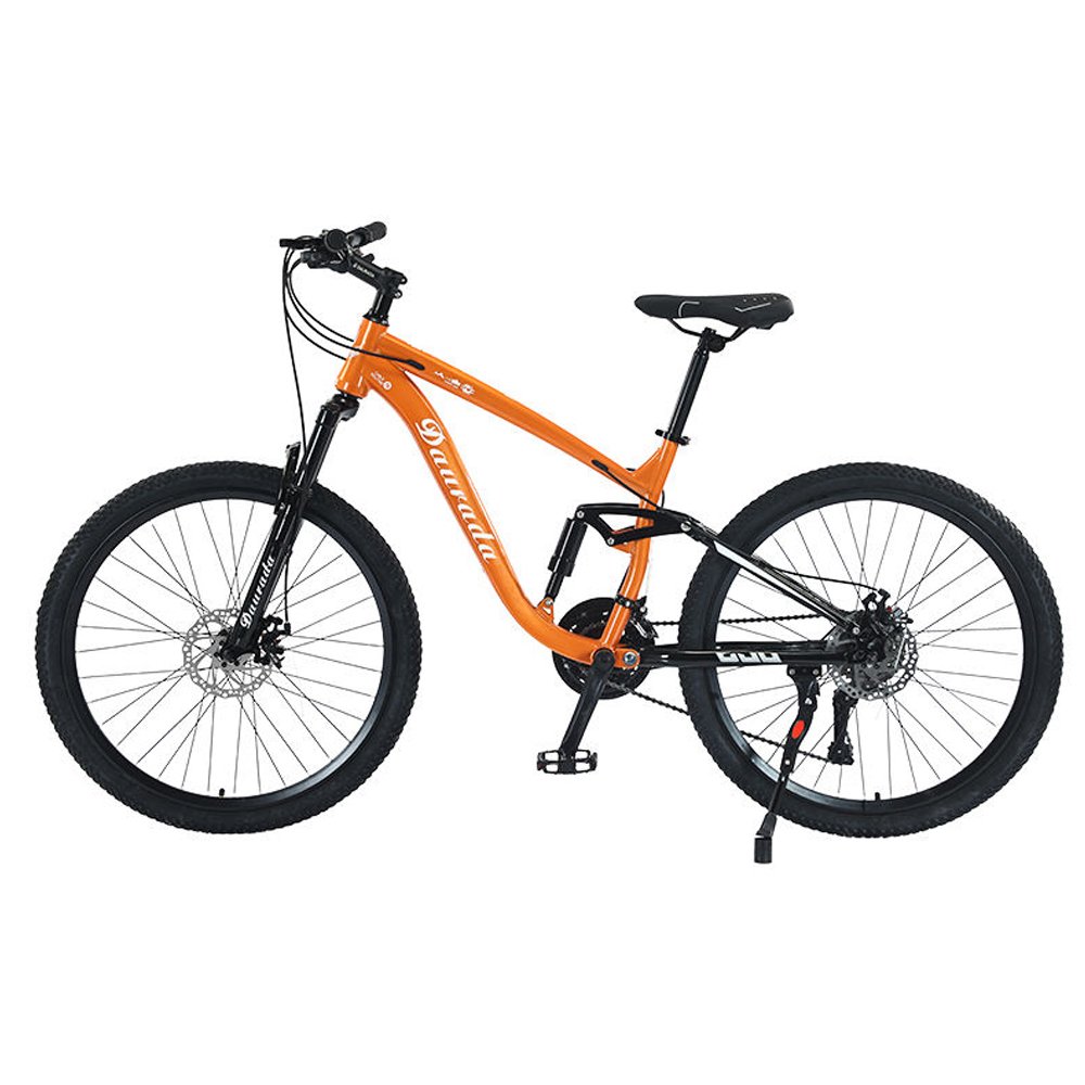 Factory price high carbon steel bicycles 26 inch 27 speed mtb cycle Inside track full suspension mountain bike for men