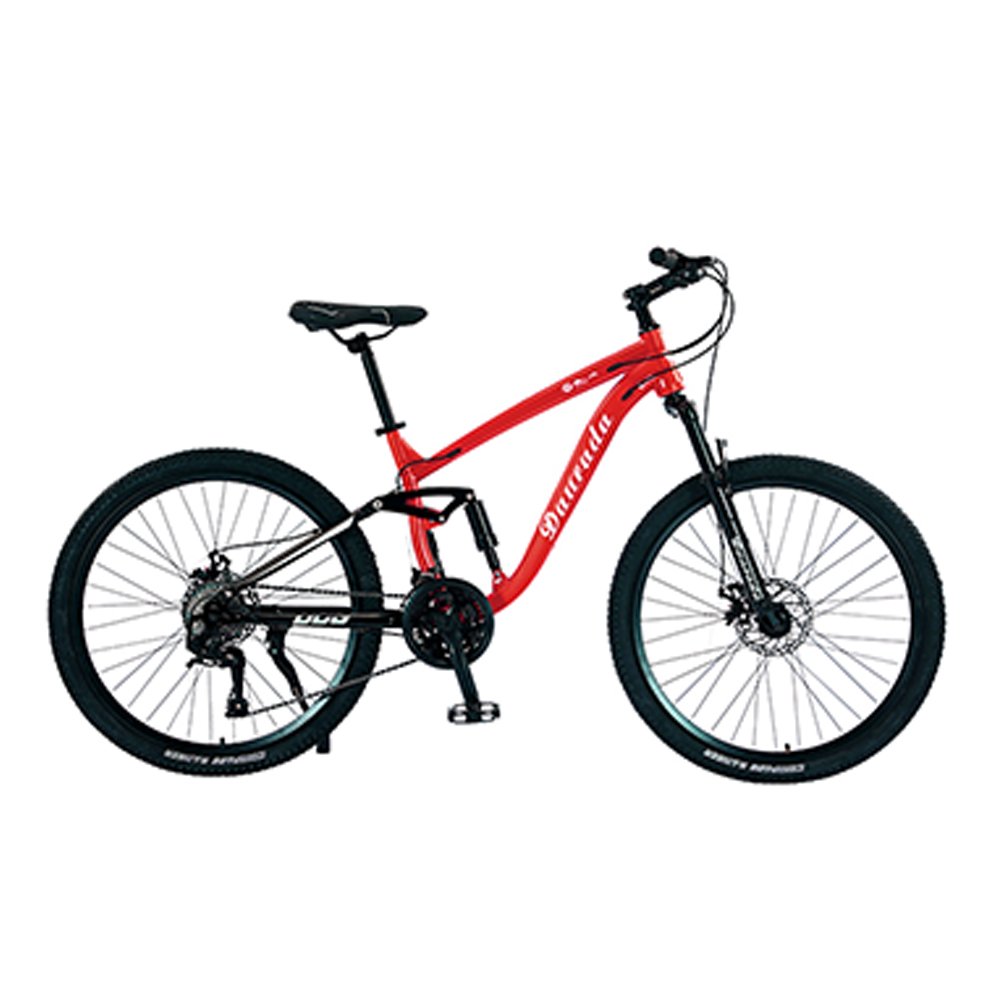Factory price high carbon steel bicycles 26 inch 27 speed mtb cycle Inside track full suspension mountain bike for men