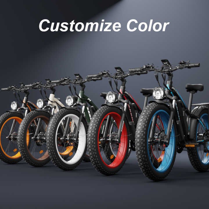Electric Mountain Bicycle Battery Electric Bicycle Off-road Fat Tire Electric Bike 1000w Ebike