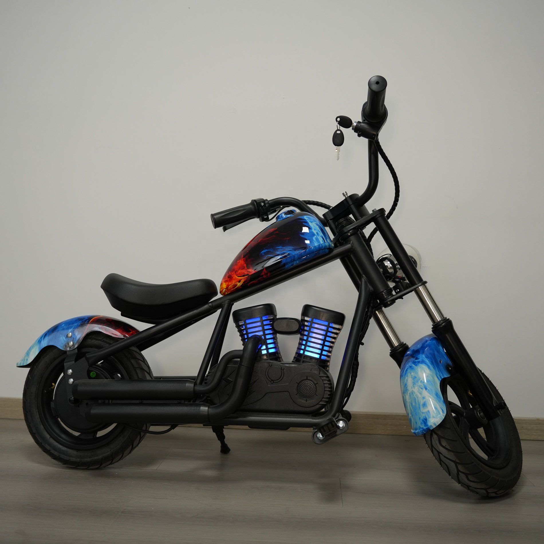Factory Direct 24V200W Electric Motorcycles for Kids 6-7Km Range Citycoco Scooter for Children