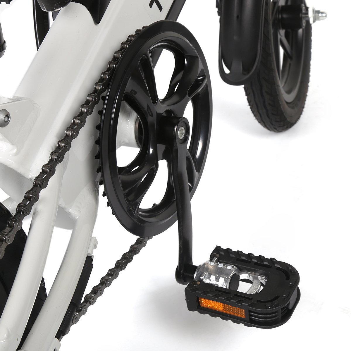 Tourwheel Aluminum frame F/R disc brake sports ebike 14 inch folding hybrid Electric city bike