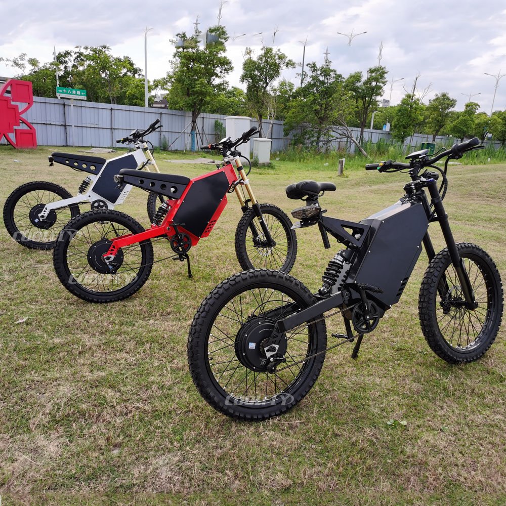 Green power mountain uk 100-130km/h stealth bomber electric bike army green color