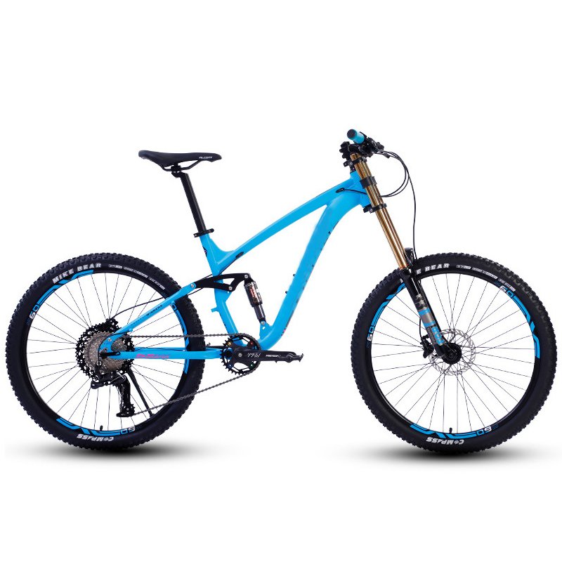 Hot sale 26 27.5 inch aluminum alloy frame soft tail oil brake full dual suspension mtb bicycle downhill mountain bike