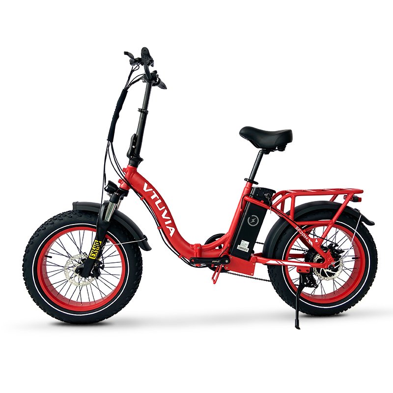 Vtuvia New 20inch 36V 48V 250W 750W fat tire electric folding bicycle 750w Bafang hub brushless motor with rear Rack