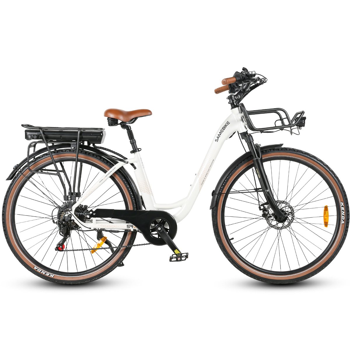EU Popular SAMEBIKE graceful Aluminum Alloy 500w Powerful 36V 13Ah Electric City Bike 28 inch Ebike For Ladies