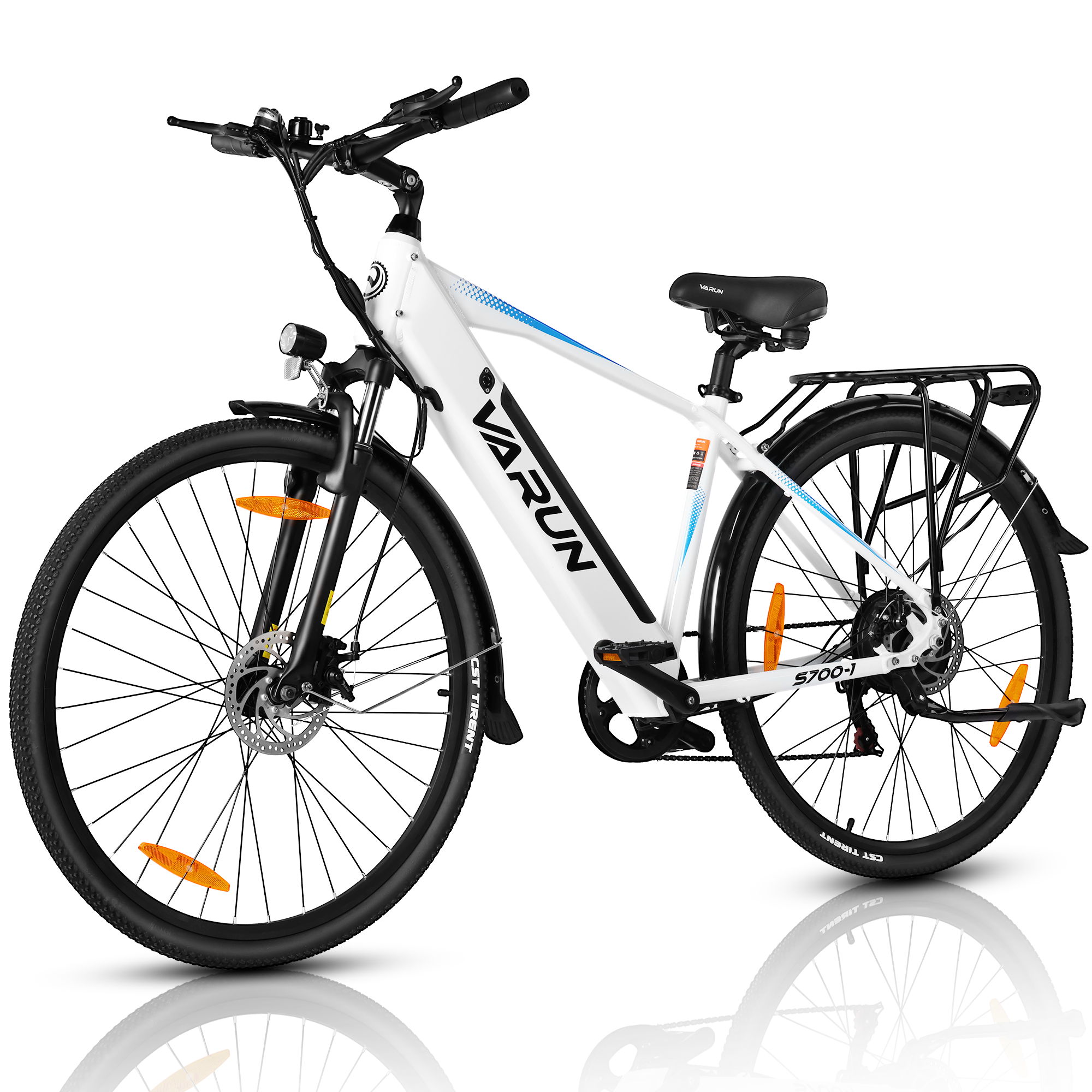 High Quality 700C Electric Hybrid Bike 48V 500W SHIMANO 7 Speed Electric City Bicycle EU UK Stock Aluminium Intergrated Ebike