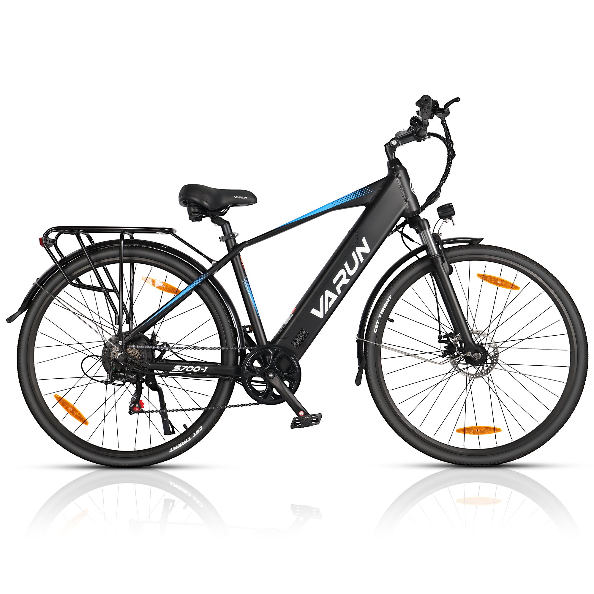 High Quality 700C Electric Hybrid Bike 48V 500W SHIMANO 7 Speed Electric City Bicycle EU UK Stock Aluminium Intergrated Ebike