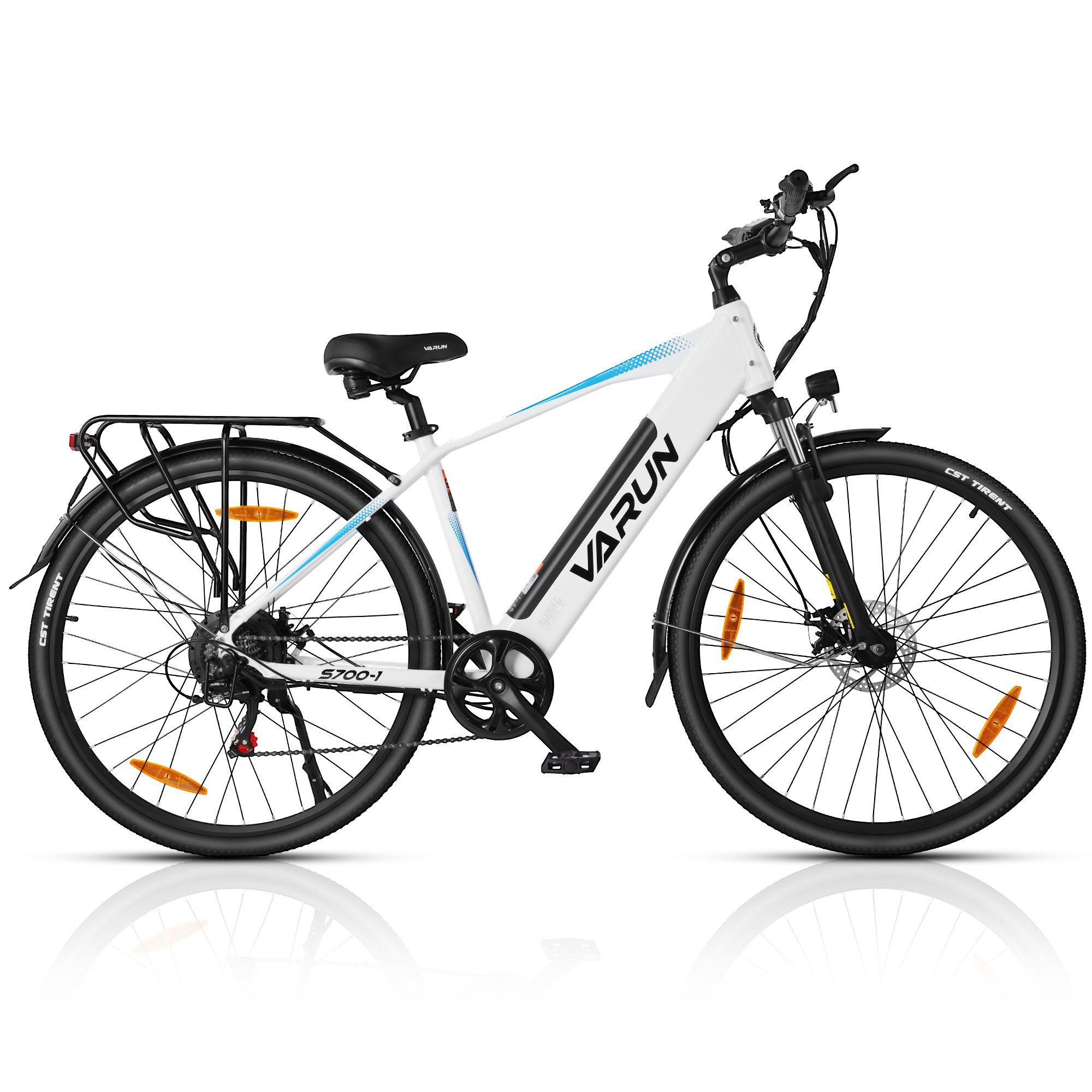 High Quality 700C Electric Hybrid Bike 48V 500W SHIMANO 7 Speed Electric City Bicycle EU UK Stock Aluminium Intergrated Ebike