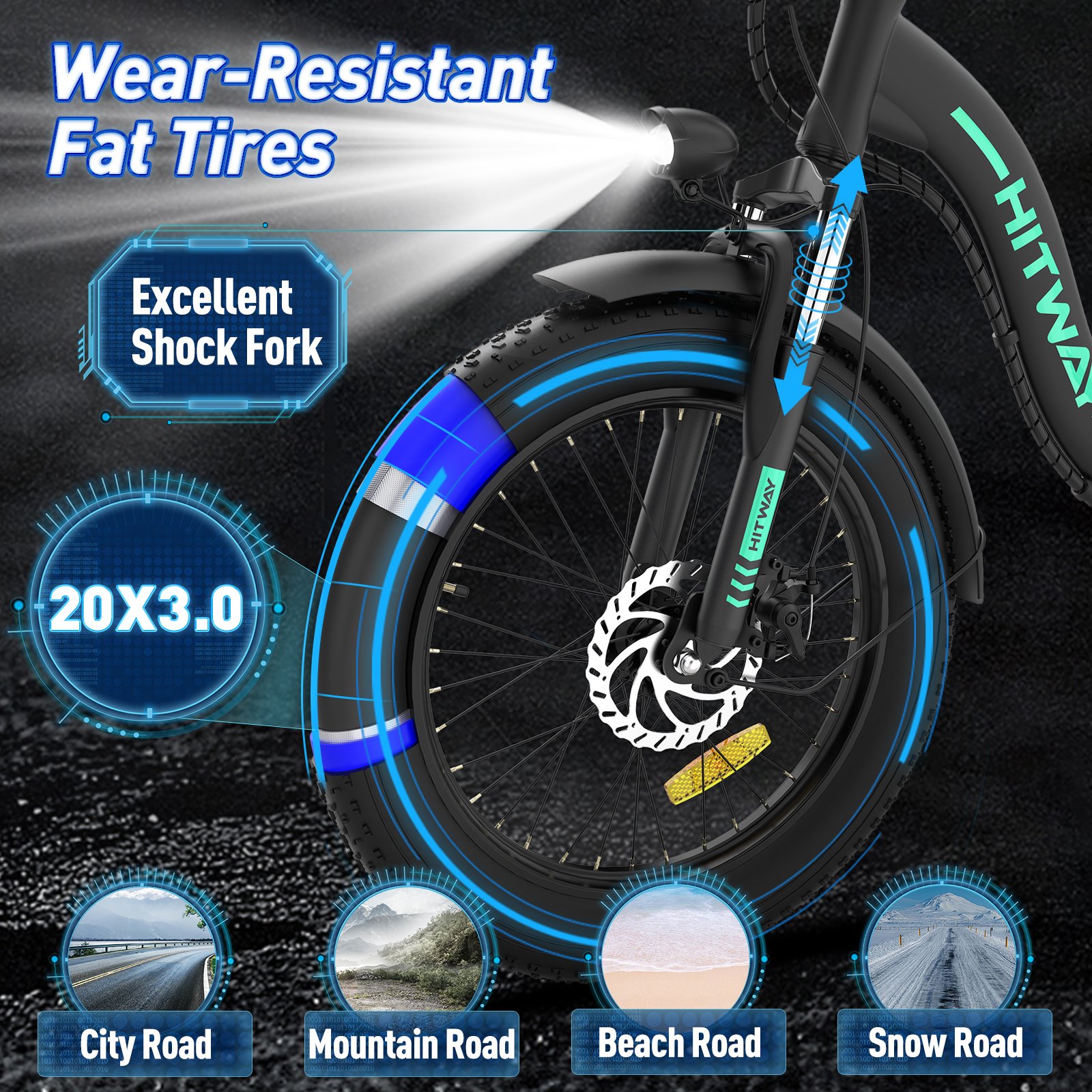 Adult Wholesale Top quality E Road Bike EU UK US Warehouses HITWAY BK6S lightweight 500W Mountain Electric Bike