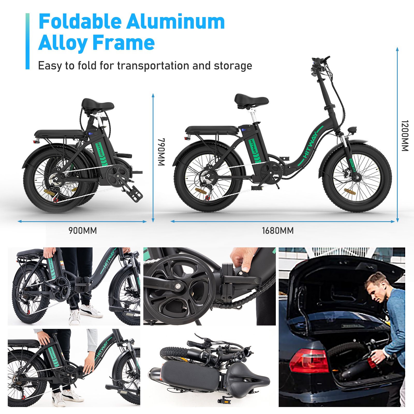 Adult Wholesale Top quality E Road Bike EU UK US Warehouses HITWAY BK6S lightweight 500W Mountain Electric Bike