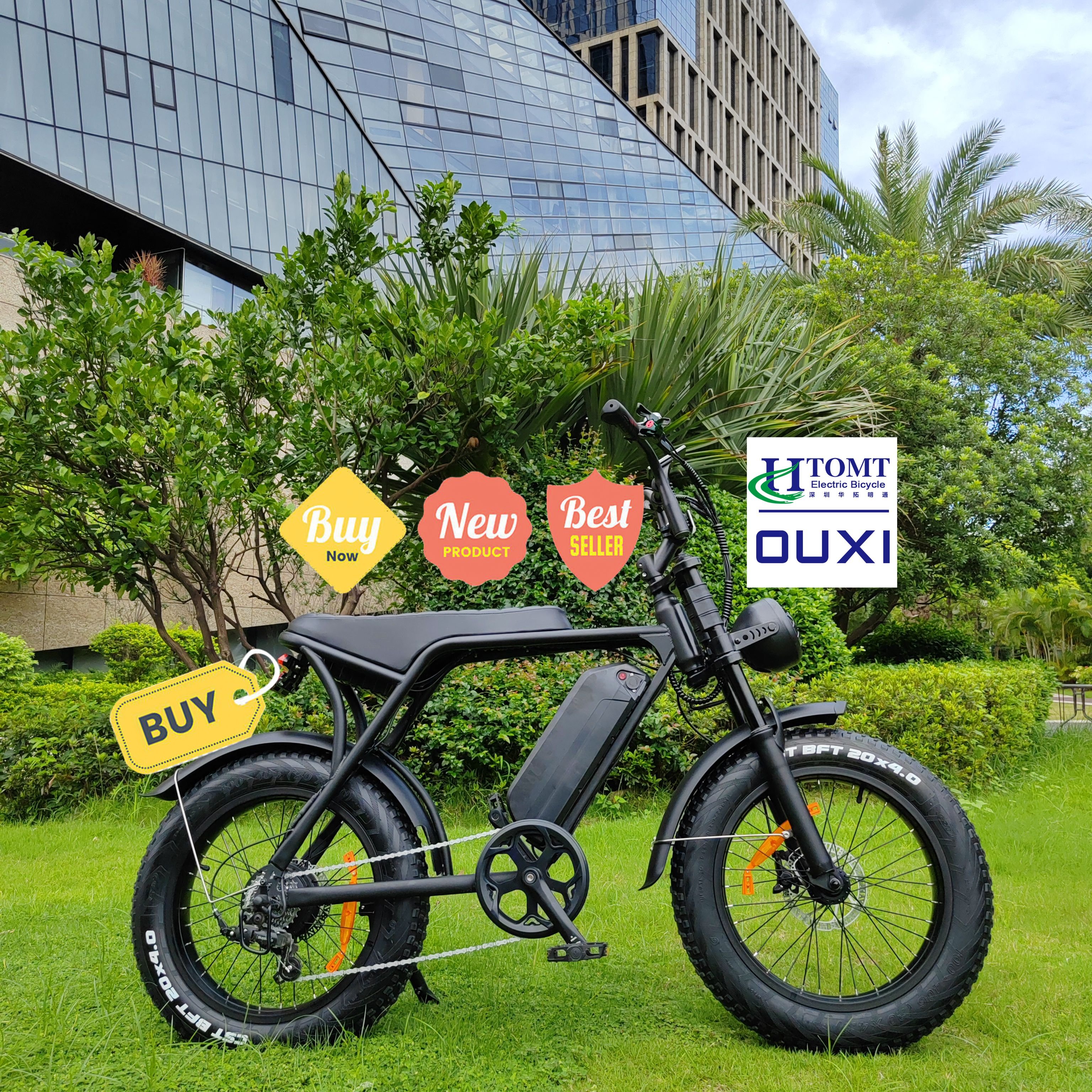 Original ouxi v8 electric bicycle 250w 25km/h e-bikes fat tire ouxi h9 250w e-bike fat mountain bike