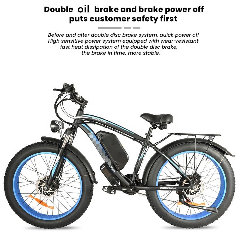 Factory US Stock 48v 29 inch Electric Mountain Bike Full Suspension E Fatbike 1000W Dual Motor MTB Electric Bike