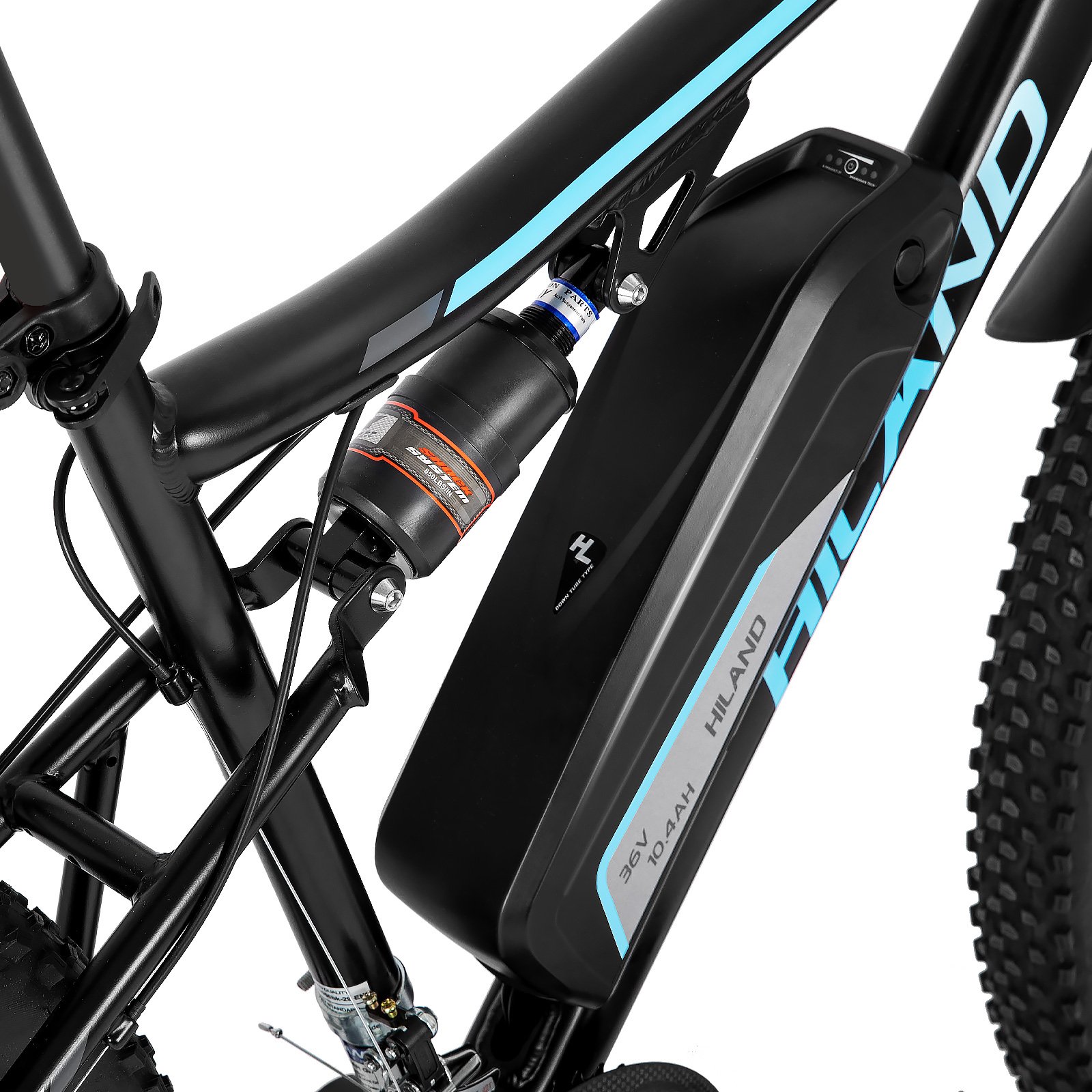 JOYKIE 21 Speed 27.5 inch 250w 36v 10.4Ah Lithium Battery Disc Brake Rear Hub Motor electric mountain bikes