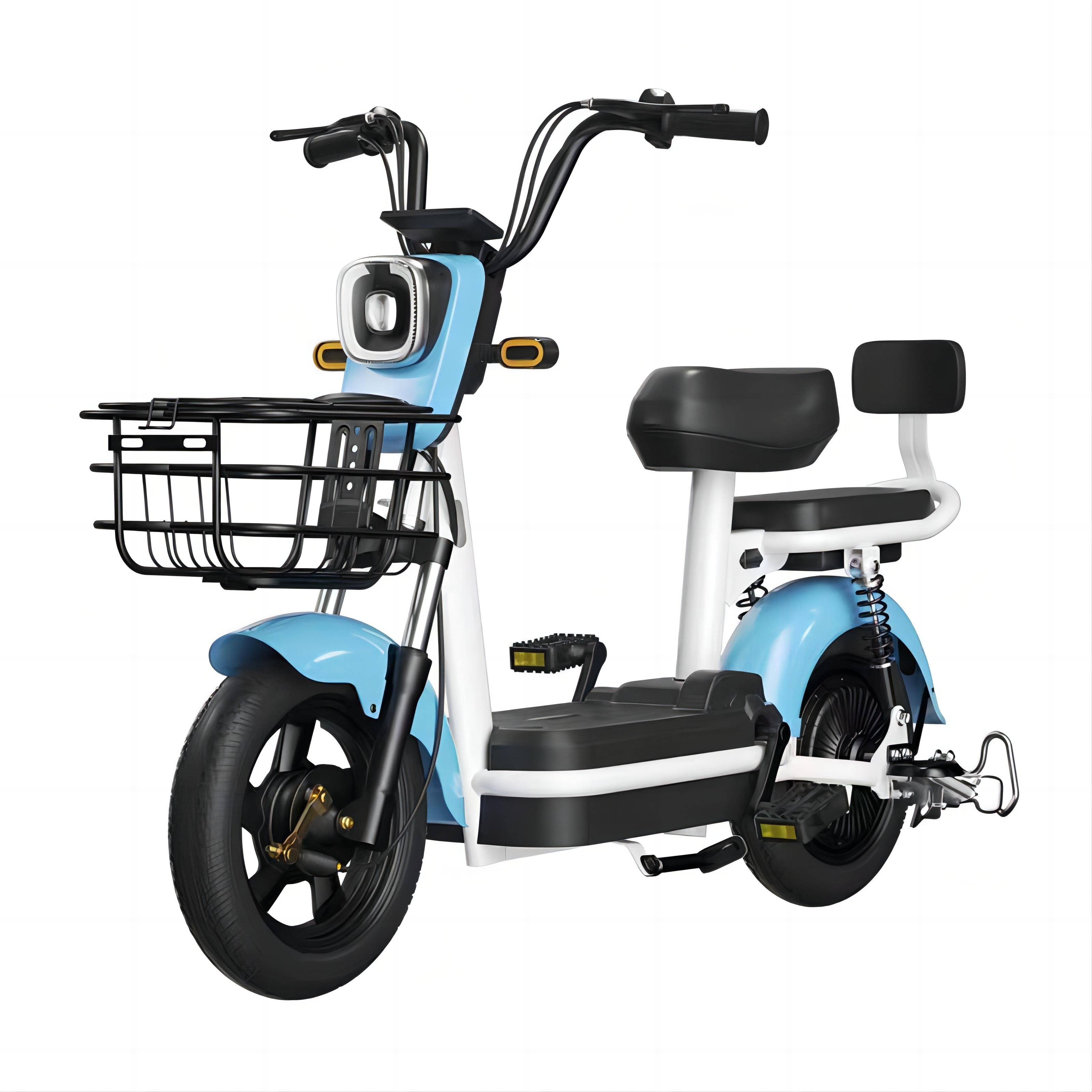 14-Inch Electric City Bicycle for Adults 350W 29 Inch EBike with Lithium Battery Lightweight Electric City Bike