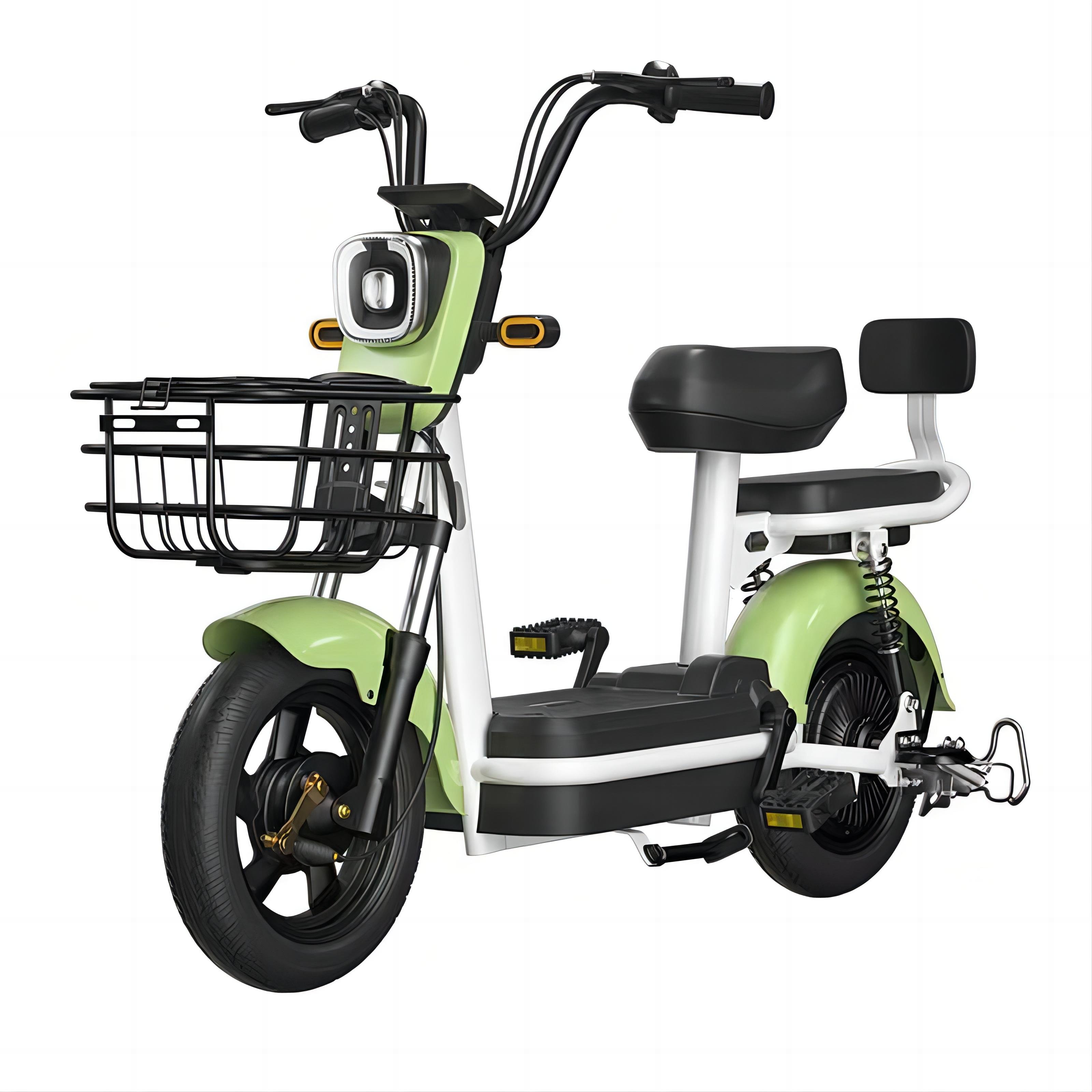 14-Inch Electric City Bicycle for Adults 350W 29 Inch EBike with Lithium Battery Lightweight Electric City Bike
