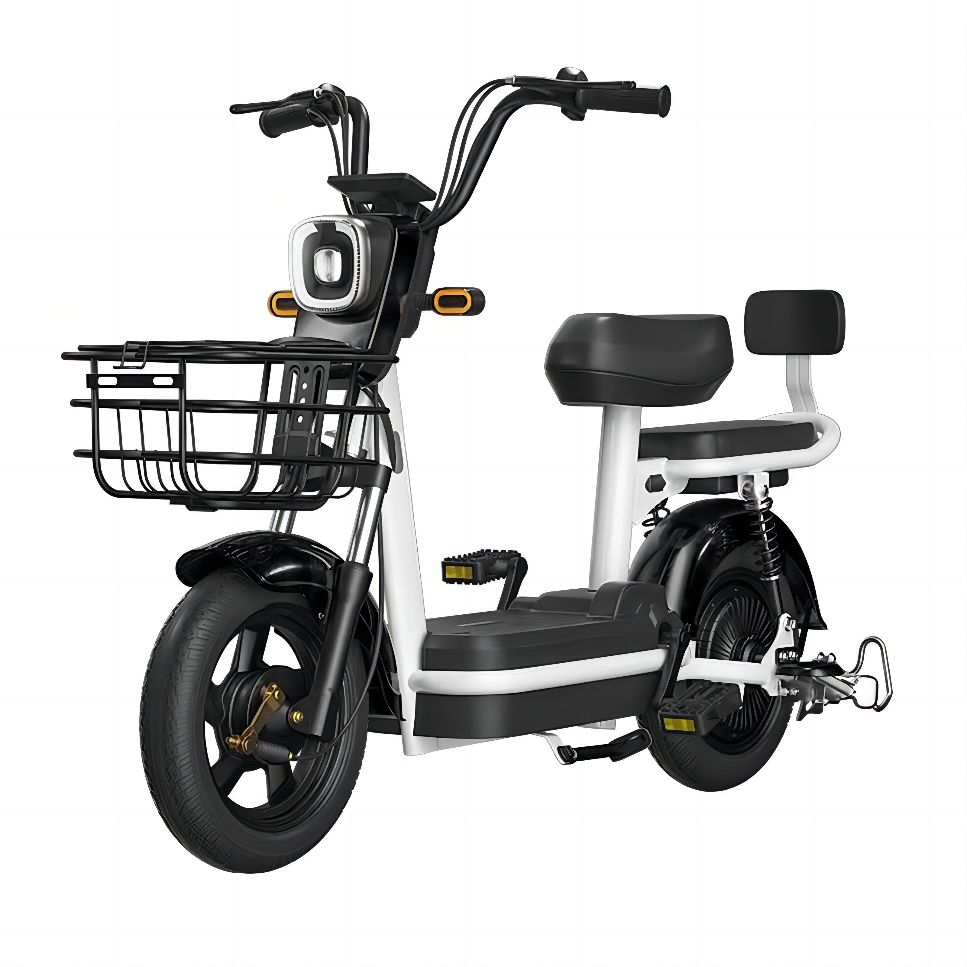 14-Inch Electric City Bicycle for Adults 350W 29 Inch EBike with Lithium Battery Lightweight Electric City Bike