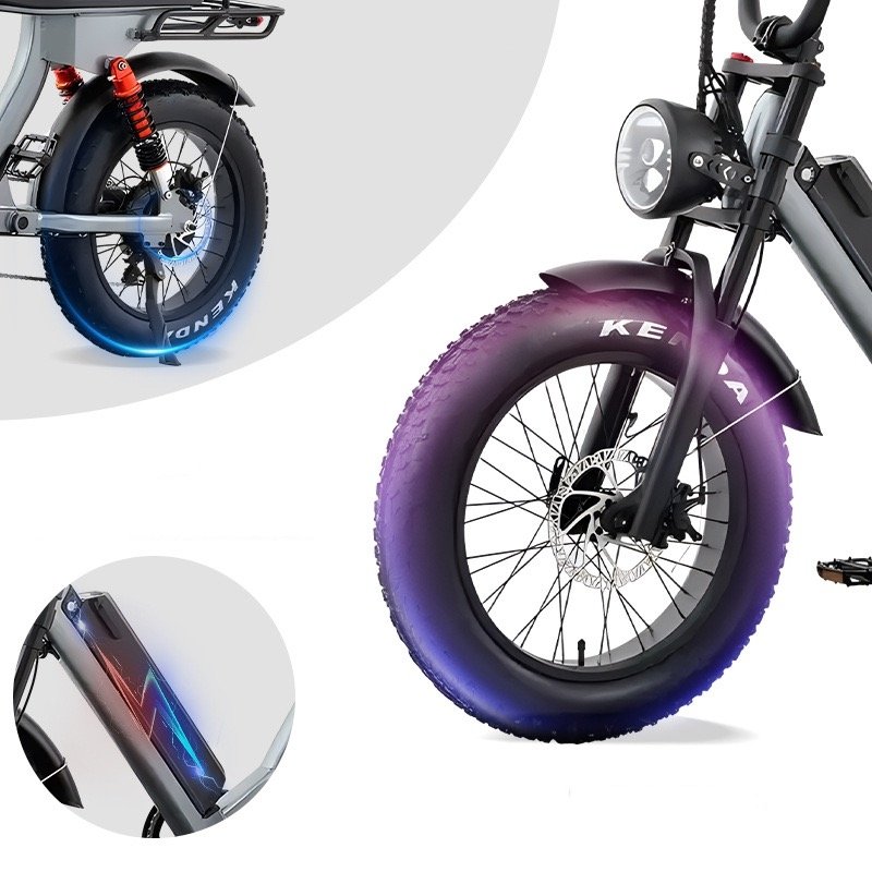 48V Ebike Disc Brake 20 Inch City Ebike Step Thru Electric City Bike 500W Long Range Electric Bicycle