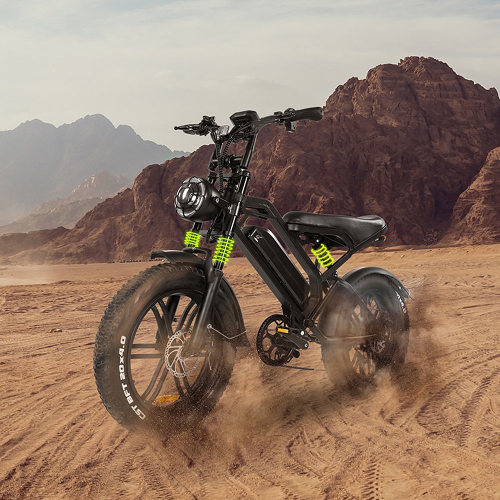 Eu Warehouse Electric Hybrid Bike Retro Electric Bikes 500w Fat Tire Mountain Cheap Electric Bikes For Adults