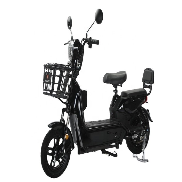48V 12A Fast Electric Bike Adult Steel Frame with Rear Hub Motor 3 Speeds Electric Bicycle electric charging city bike