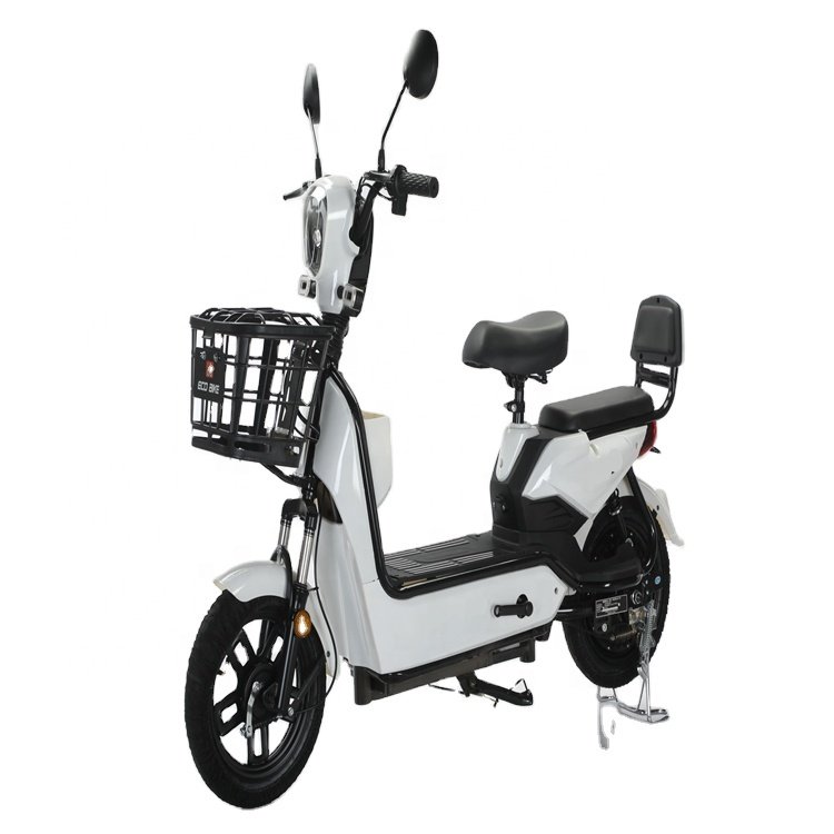 48V 12A Fast Electric Bike Adult Steel Frame with Rear Hub Motor 3 Speeds Electric Bicycle electric charging city bike