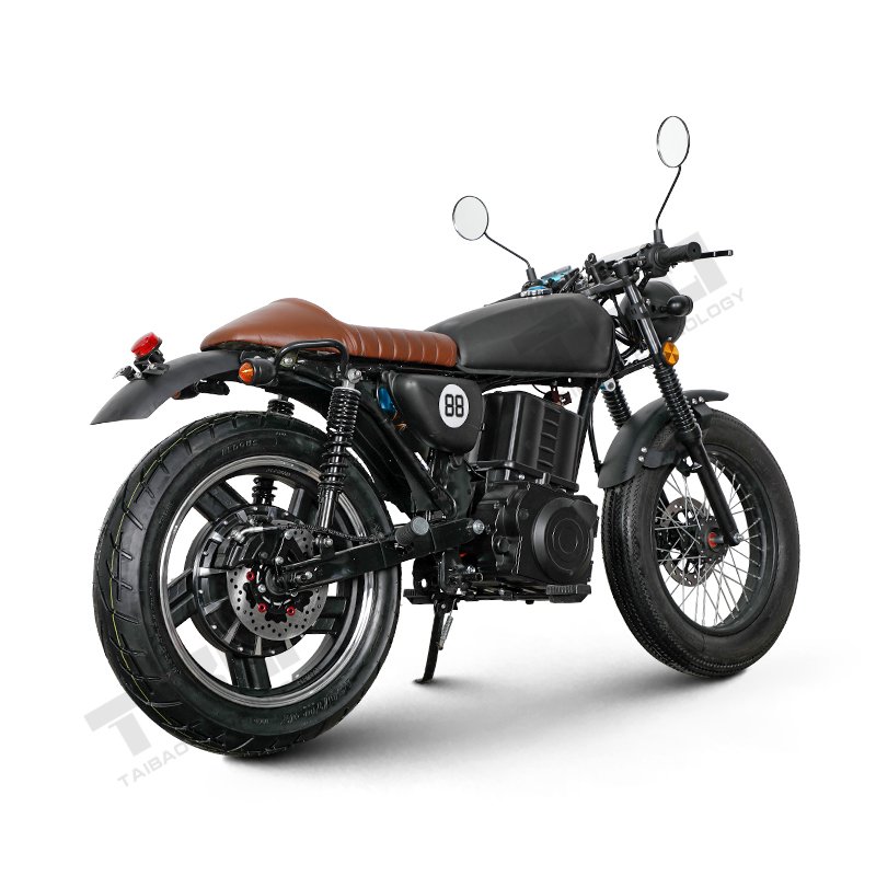 Vintage Retro Electric Motorcycle 2000w Fast Speed Range 60km CGMAX