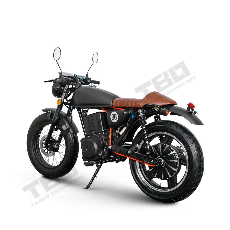Vintage Retro Electric Motorcycle 2000w Fast Speed Range 60km CGMAX
