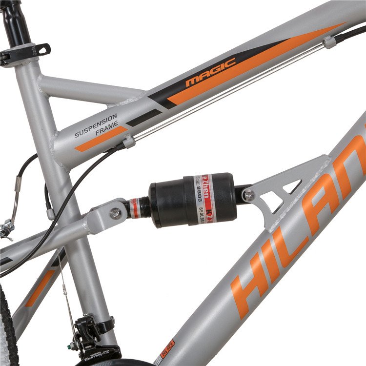 JOYKIE EU warehouse 26 inch full suspension mountain bike/21speed bike downhill steel mtb bicycle