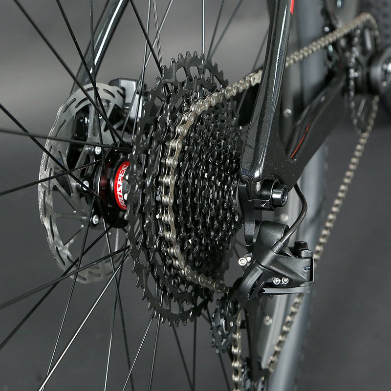 Dual Carbon full Suspension Mountain Bike SHIMANO DEORE 12 Speed MTB Bikes with DNM Air shock Absorders For men
