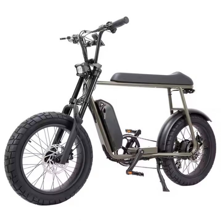 Cheap 1000w 20 Inch EU Warehouse Mini Folding Fat Tire Electric Mountain Fat E-Bike