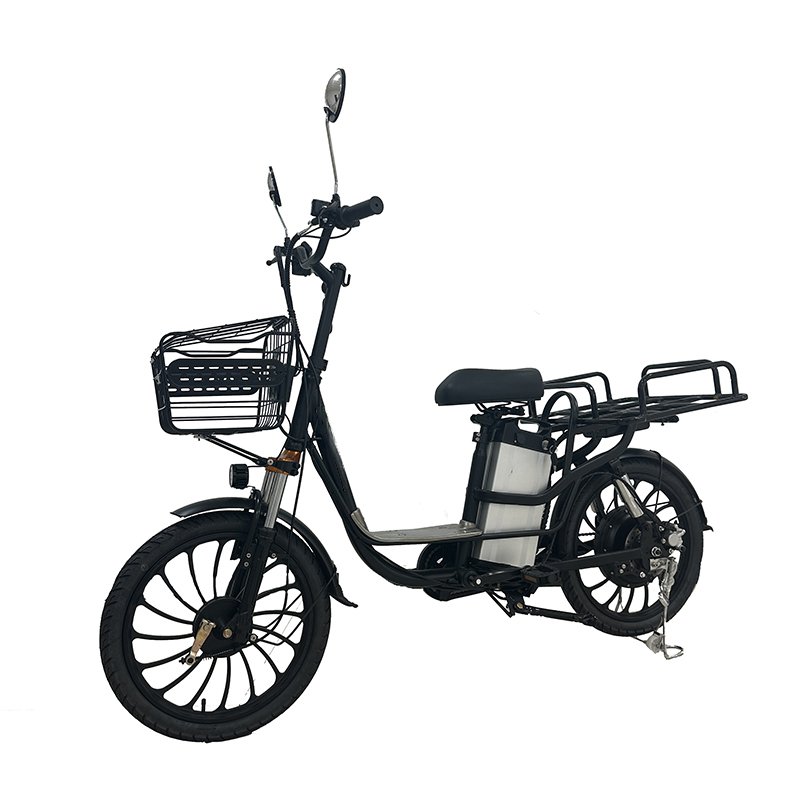 Family-Friendly Electric Bicycle Food Cargo Delivery Classic Vintage E-Cargo Bike Sensor Technology City Cargo Electric Bicycle