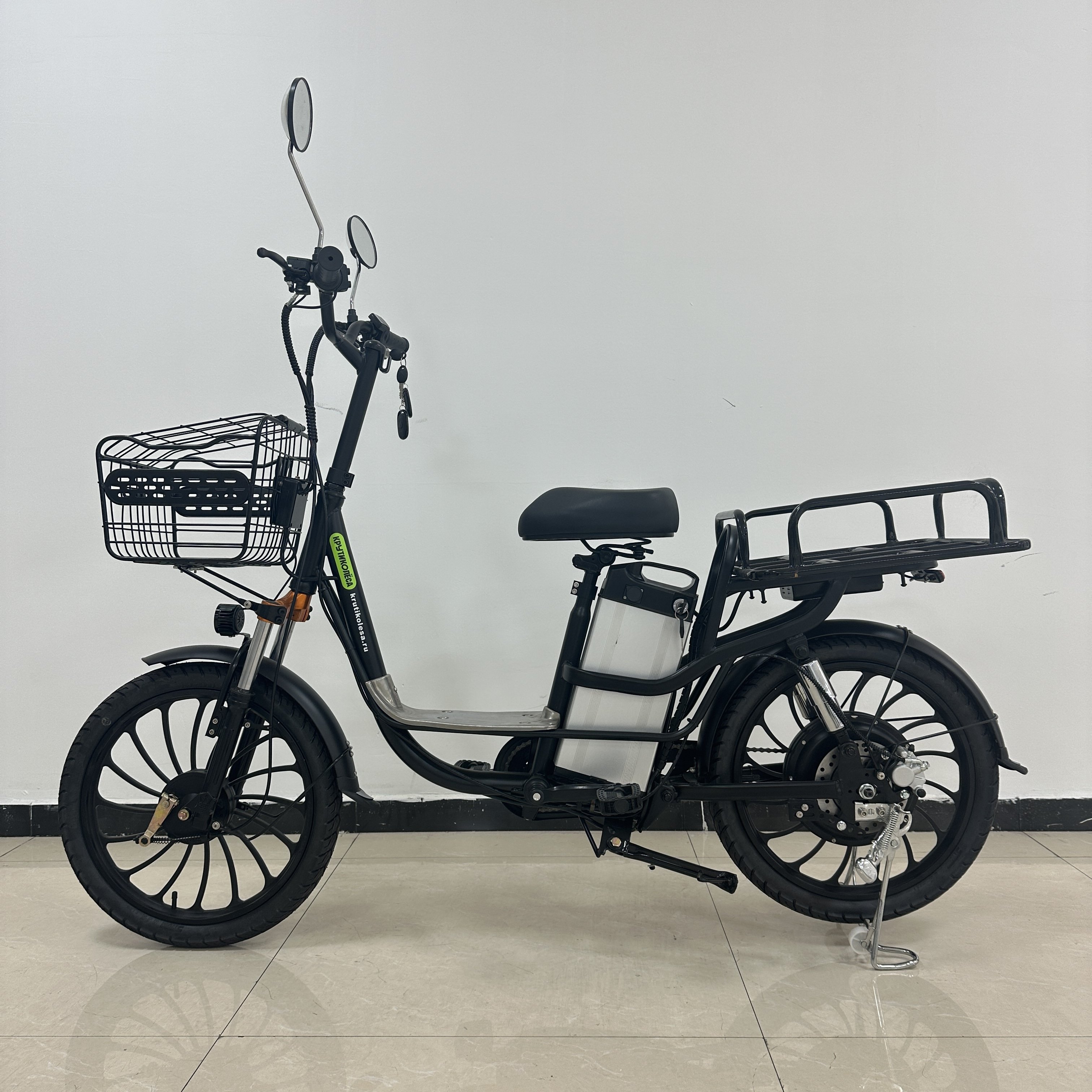 Family-Friendly Electric Bicycle Food Cargo Delivery Classic Vintage E-Cargo Bike Sensor Technology City Cargo Electric Bicycle