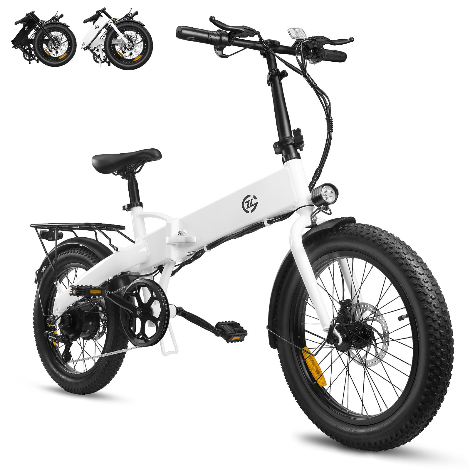 US Wholesale 48V 500W 7.8Ah 20 Inch Fat Tire Electric Mountain Bike Shimano 7 Speed Foldable Full Suspension Ebike Electric Bike