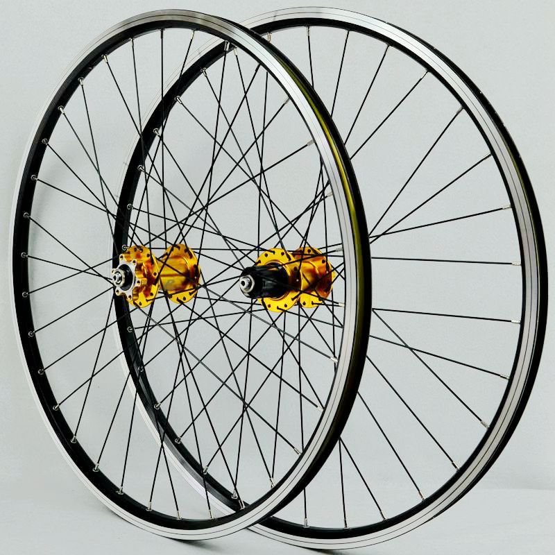 26 "27.5" 29er PASAK bike wheels 4 bearing hub 32 hole disc Vbrake wheels Mountain bike wheels alloy set8-12 speed tape