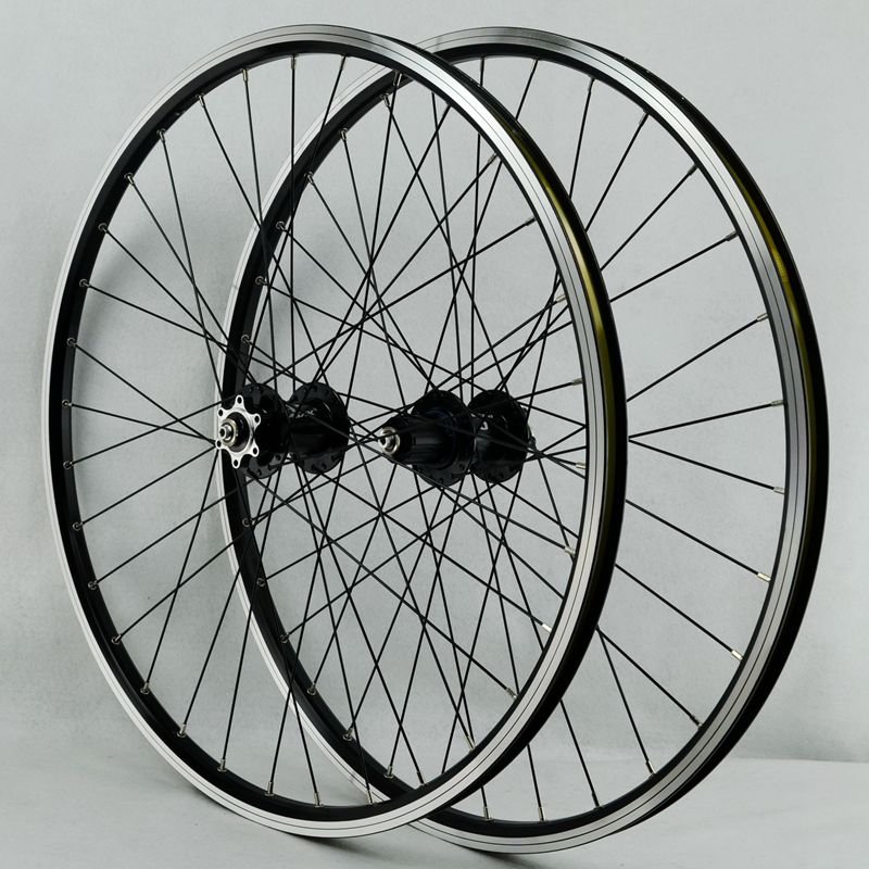 26 "27.5" 29er PASAK bike wheels 4 bearing hub 32 hole disc Vbrake wheels Mountain bike wheels alloy set8-12 speed tape