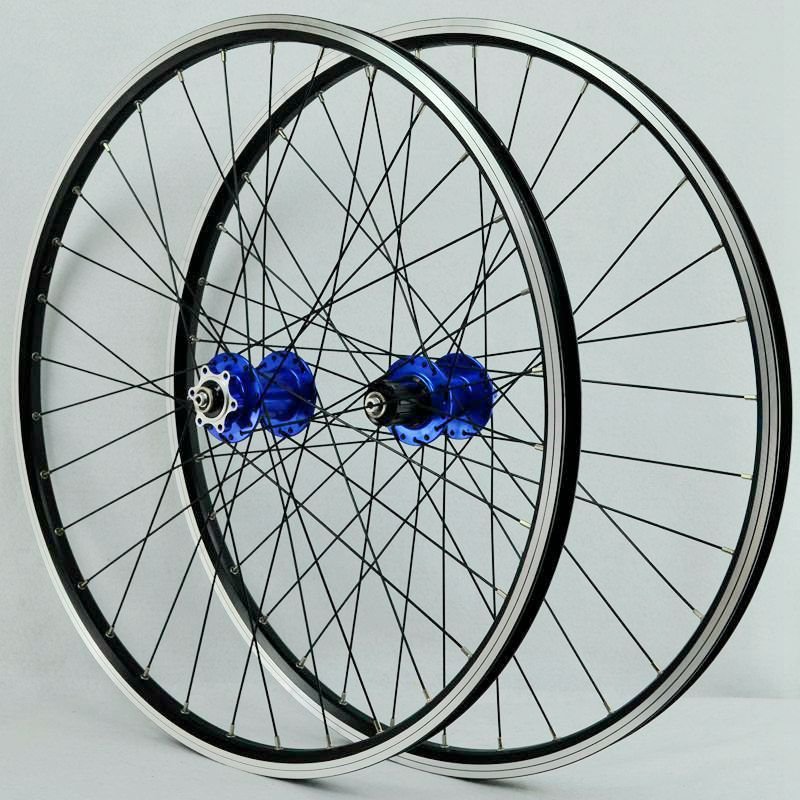 26 "27.5" 29er PASAK bike wheels 4 bearing hub 32 hole disc Vbrake wheels Mountain bike wheels alloy set8-12 speed tape