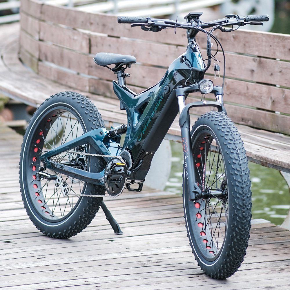 Carbon Fibre Ebike Emtb 1000w Fat Bike Bafang Ultra M620 Mid Drive Electric Mountain Bicycle