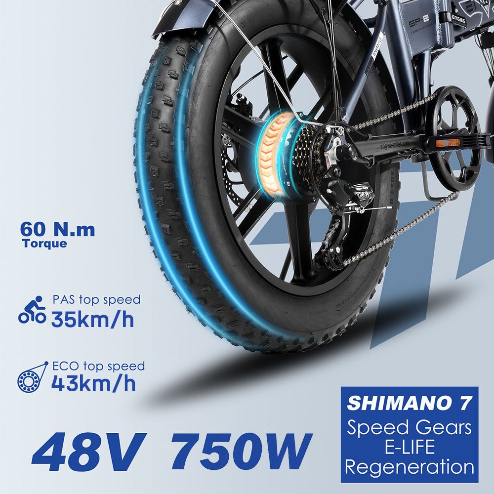 ENGWE EBike EP-2 Pro Upgraded Version EU/US/UK Warehouse 48V13Ah 750W electric bicycle Fat Tire Mountain Electric Bike