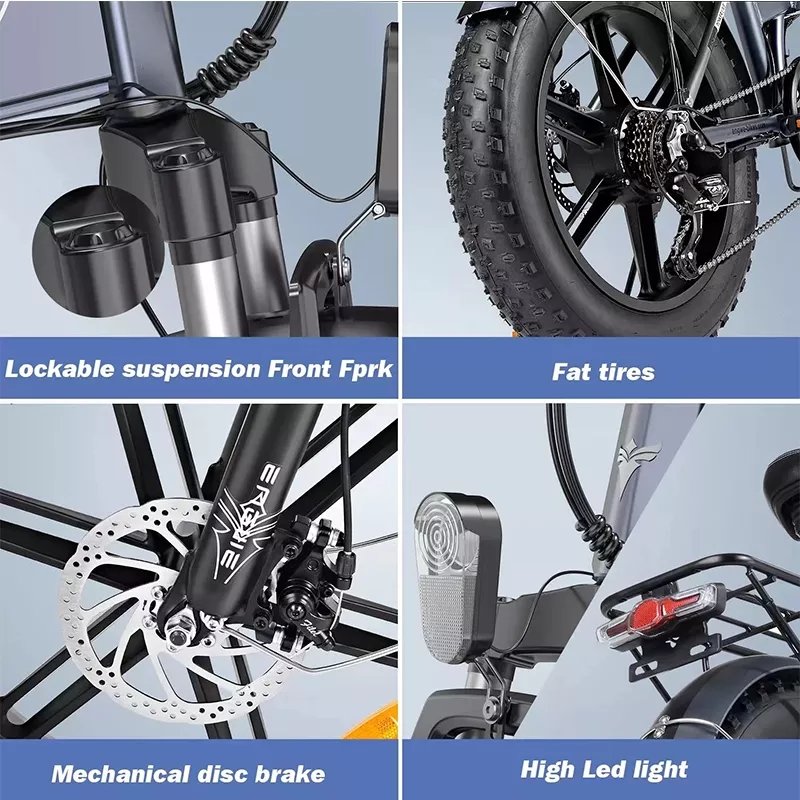 ENGWE EBike EP-2 Pro Upgraded Version EU/US/UK Warehouse 48V13Ah 750W electric bicycle Fat Tire Mountain Electric Bike