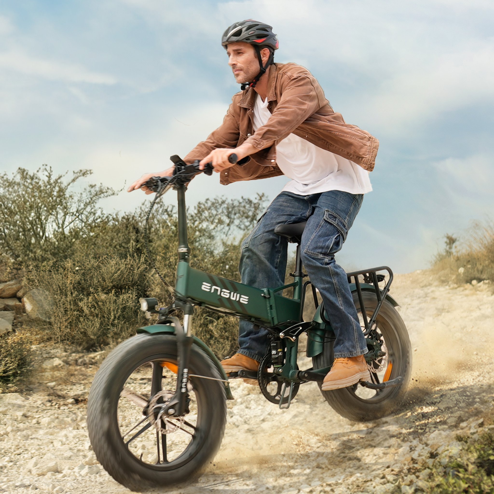 ENGINE PRO 2.0 ENGWE Electric City Bike SHIMANO 8 Speed Electric Cycle 20 inch Fat Tyres Electric Bikes