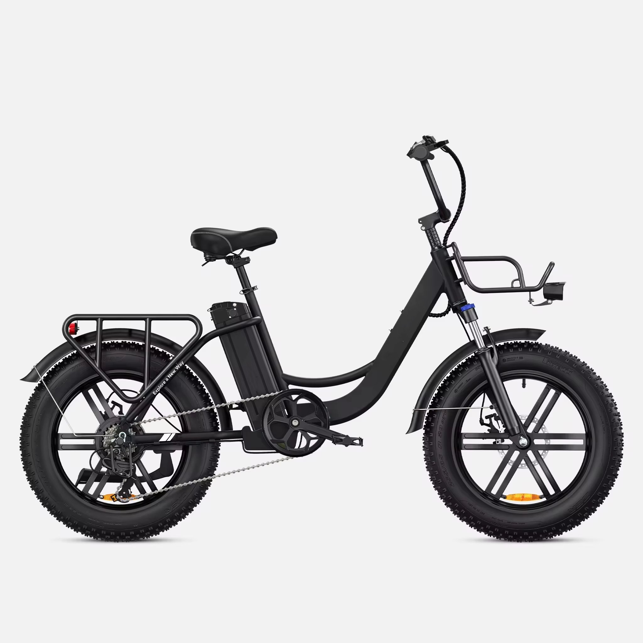 2025 20 inch 500w 32km/h Electric gravel Bike Hot Selling motor EBike Folding Electric city Bike manufacturer for food delivery
