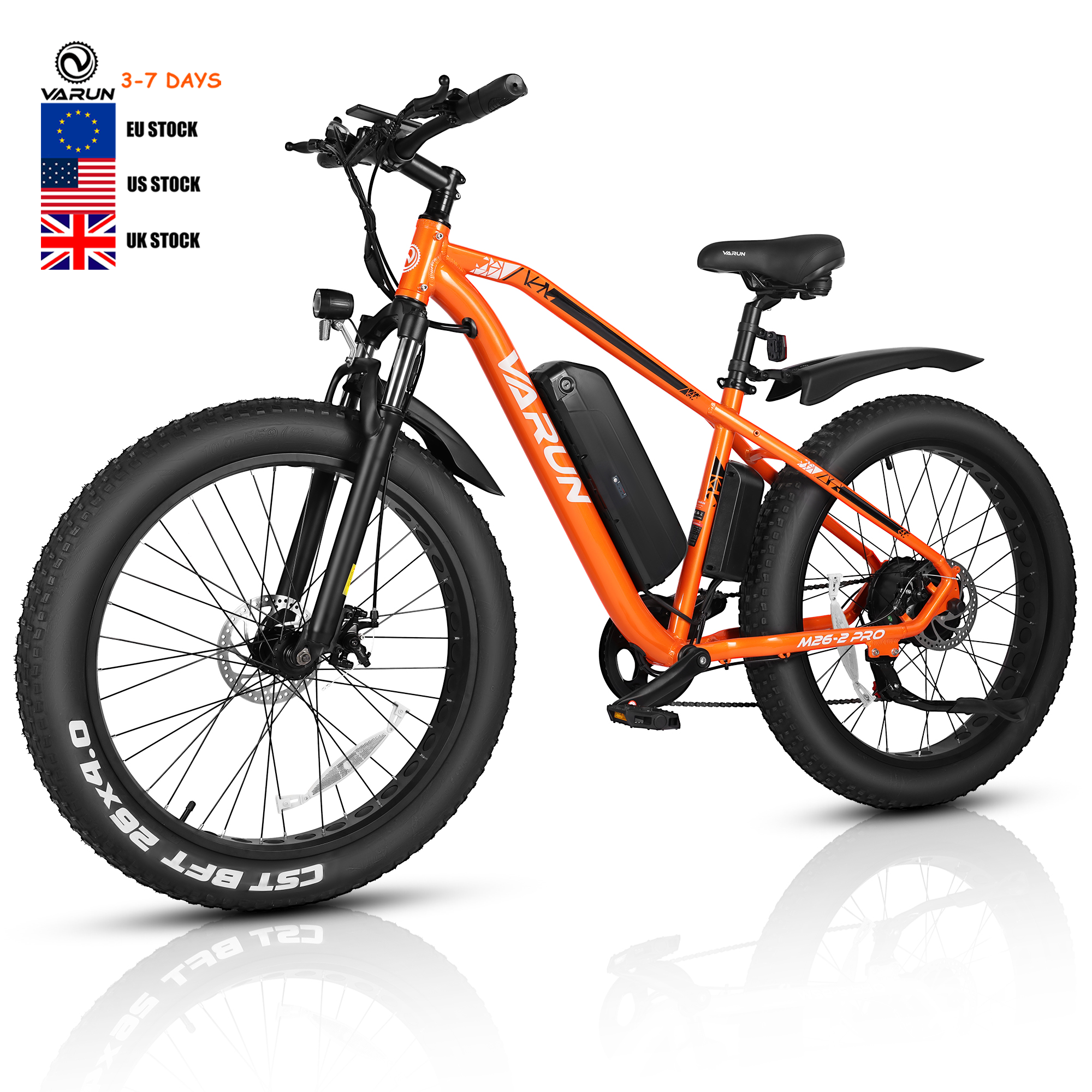 EU USA Warehouse Ready Stock Ebike 48V 13AH 500W Long Rang Electric Mountain Bike Downtube Aluminum 26 x 4" Fat Tire E Bicycle