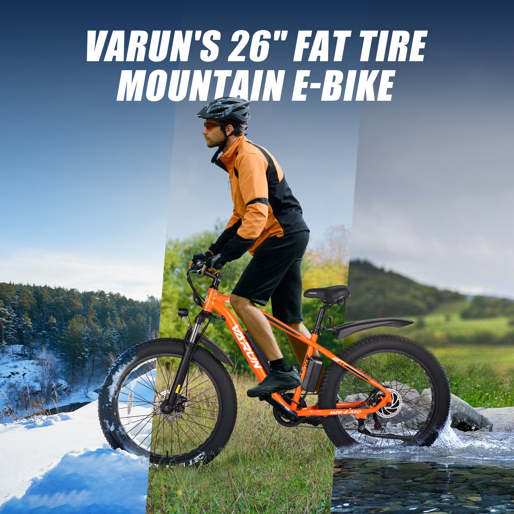 EU USA Warehouse Ready Stock Ebike 48V 13AH 500W Long Rang Electric Mountain Bike Downtube Aluminum 26 x 4" Fat Tire E Bicycle
