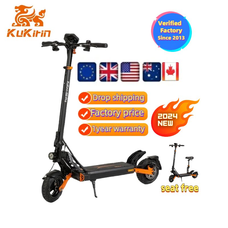 New 2024 Capacity 15Ah kukirin G2 Pro electric mobility scooter