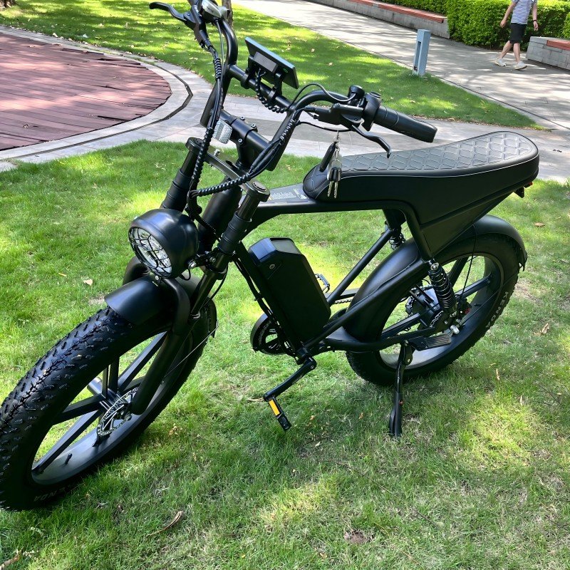 2024 Hot Selling Electric Bike V8pro Plus Fat Tire E bike Long Range Seat 20inch 24inch 750W 1000W Electric City Bike