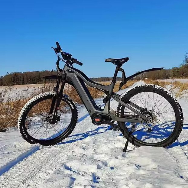 Joyebikes double suspension 48v 1000w Mountain E Bike with carbon fiber frame